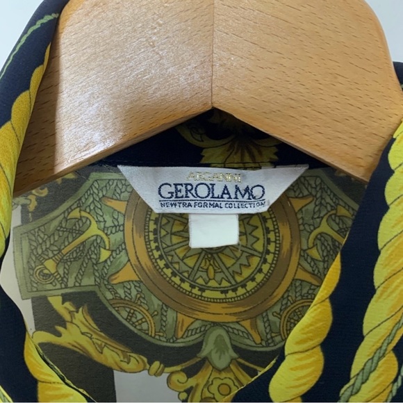 Vintage baroque striped blouse 🖤🤎 - Picture 5 of 6